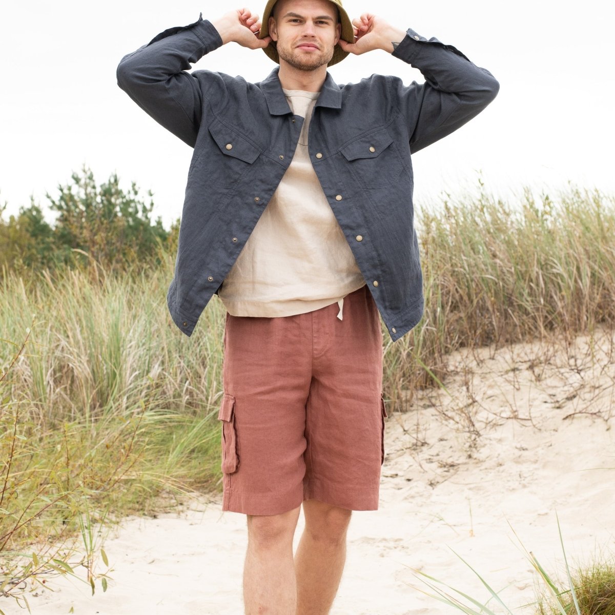 Linen Shorts for Men - notPERFECTLINEN