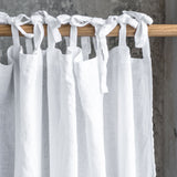 Linen CURTAIN in White / 1 PANEL - notperfectlinen