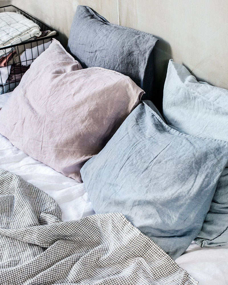 Set of 2 pillowcases EURO SIZE (26x26 in | 65x65 cm) - notPERFECTLINEN