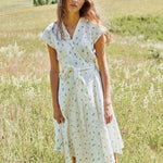 CANNES-2 wrap linen dress - notperfectlinen