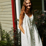 SARAH button down slip linen dress - notPERFECTLINEN