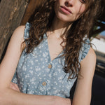 WENDY sleeveless linen shirt - notPERFECTLINEN