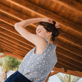 WENDY sleeveless linen shirt - notPERFECTLINEN