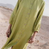 SELENE button-down linen dress - notPERFECTLINEN