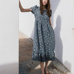 MARQUETTE ruffle linen dress - notperfectlinen