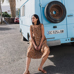 PARATY tiered midi linen dress - notperfectlinen