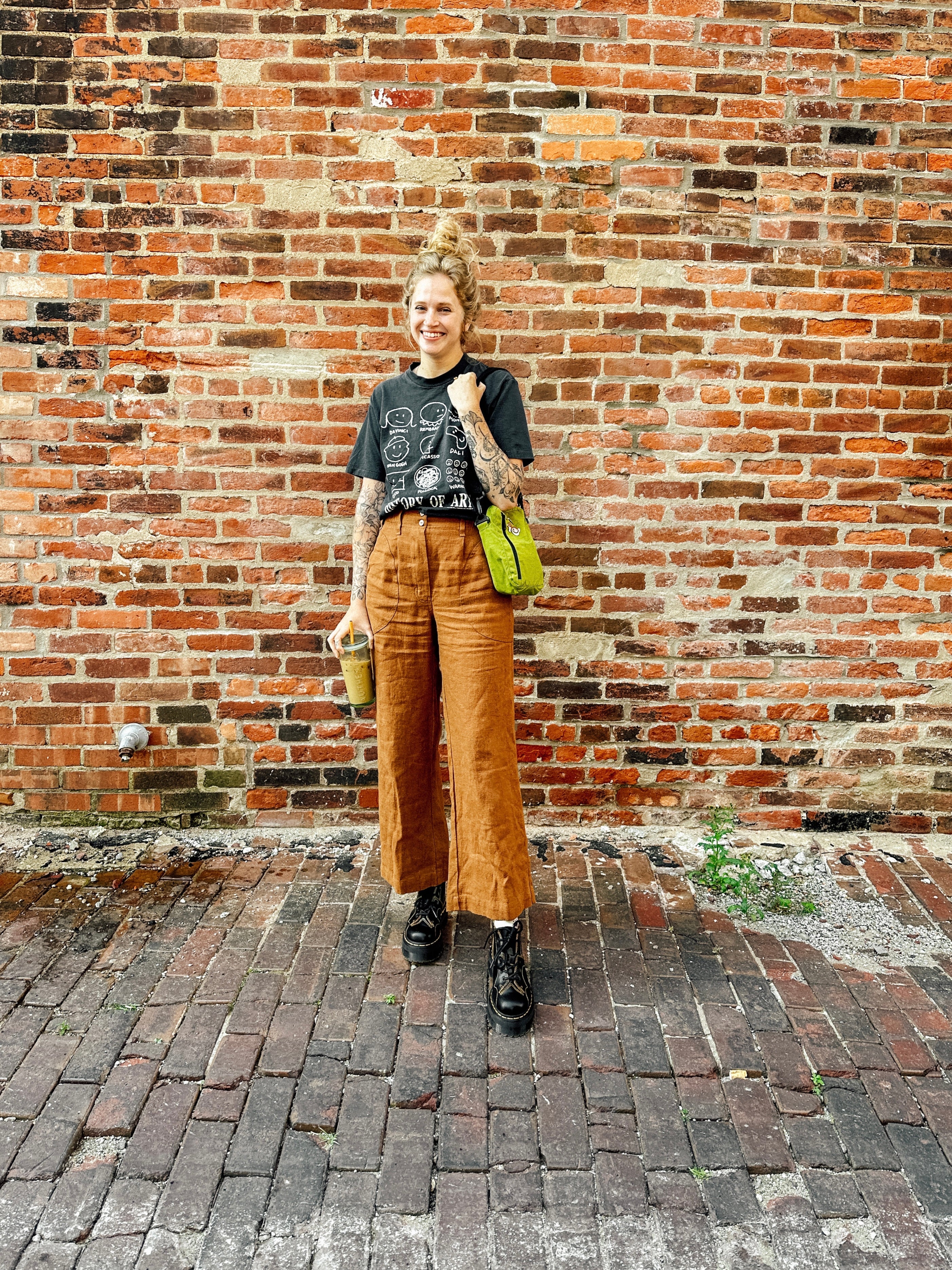 SARAH fit and flare pants – notPERFECTLINEN