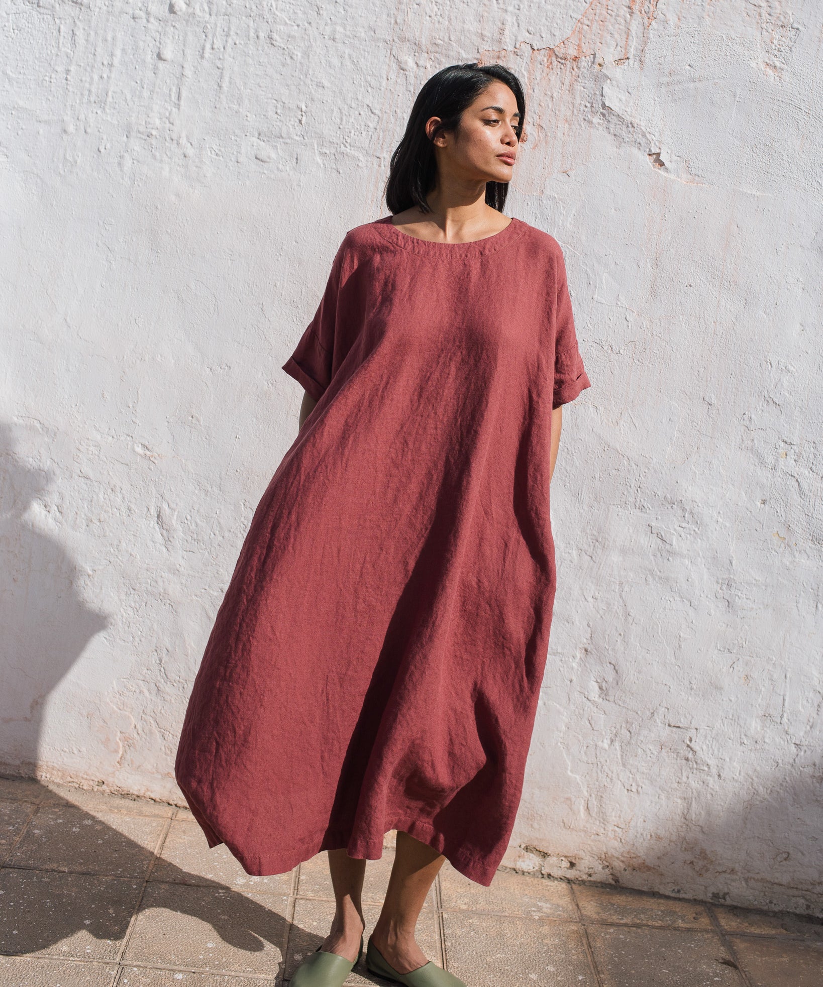 RENNES-2 oversized linen dress - notPERFECTLINEN