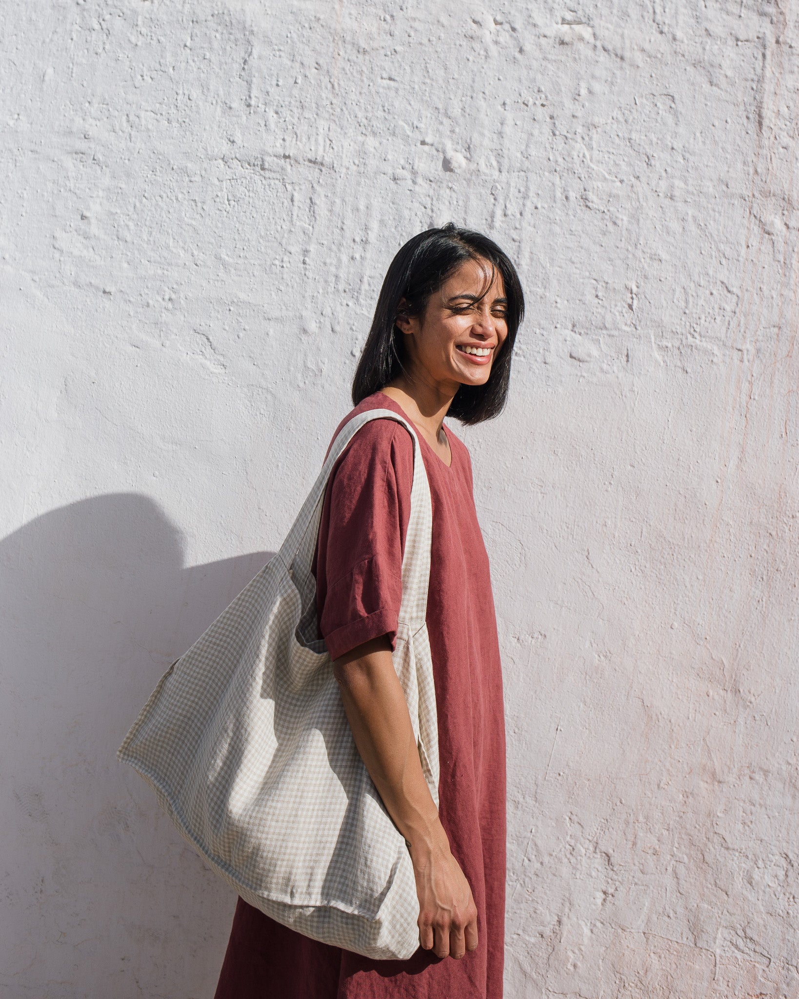 Carry All Linen Tote Bag - notperfectlinen