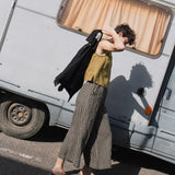 Maxi WELS wide leg linen pants - notperfectlinen