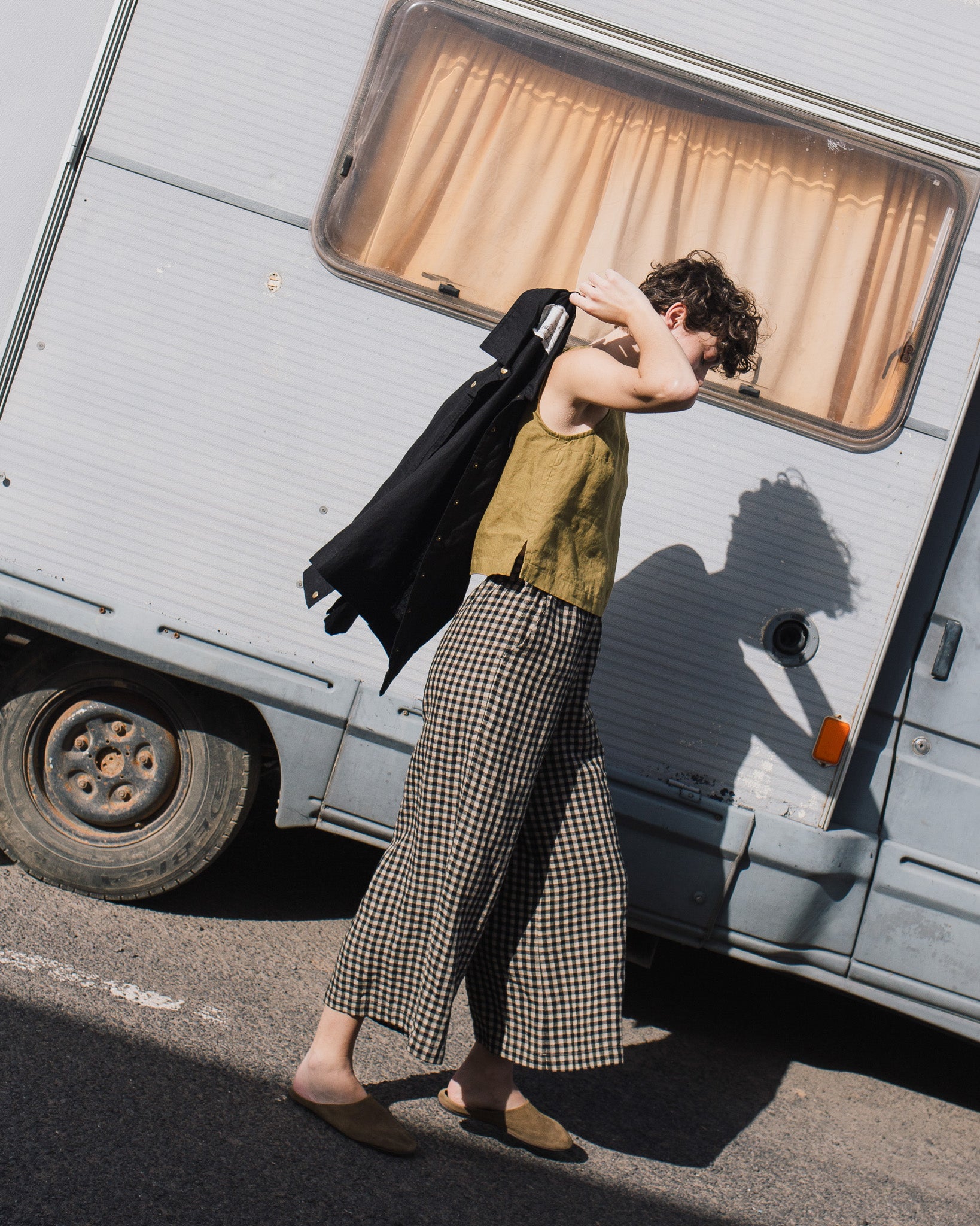 Maxi WELS wide leg linen pants - notperfectlinen