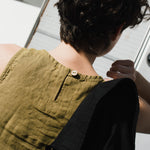 BAY-2 linen top - notperfectlinen