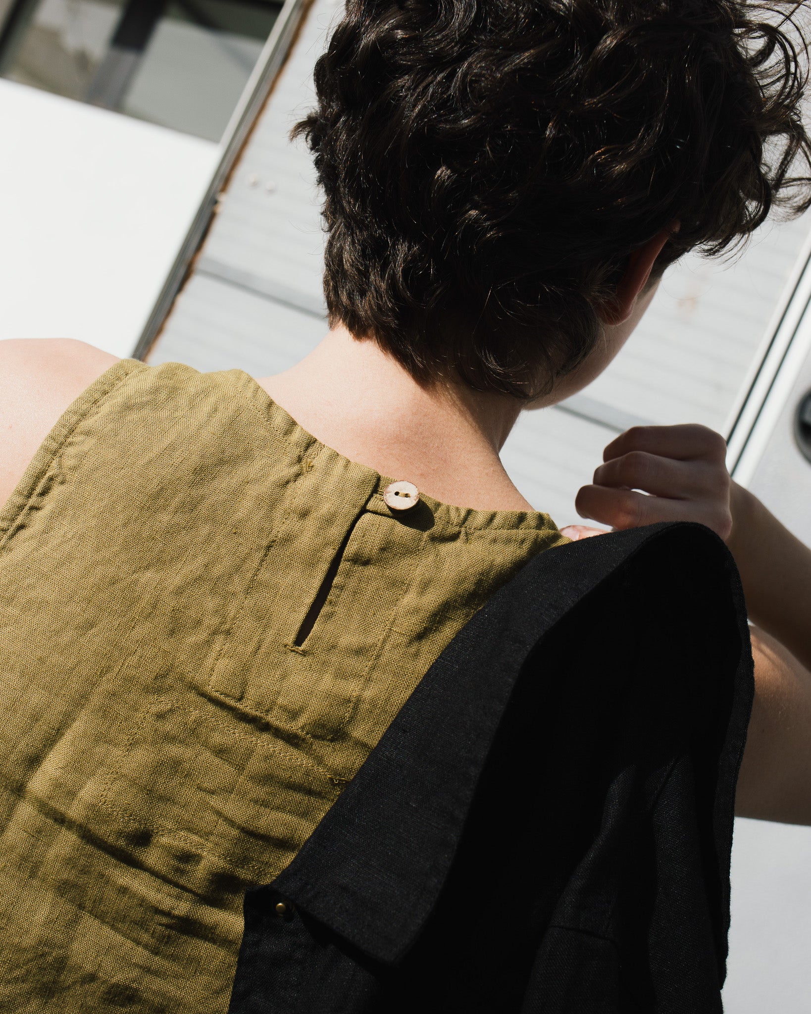 BAY-2 linen top - notperfectlinen