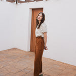 SARAH fit and flare pants - notPERFECTLINEN