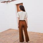 SARAH fit and flare pants - notPERFECTLINEN