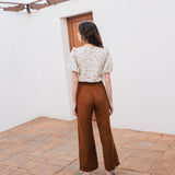 SARAH fit and flare pants - notPERFECTLINEN