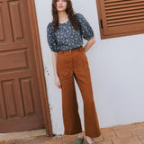 SARAH fit and flare pants - notPERFECTLINEN