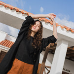 LIVORNO-2 oversized linen collar shirt - notperfectlinen