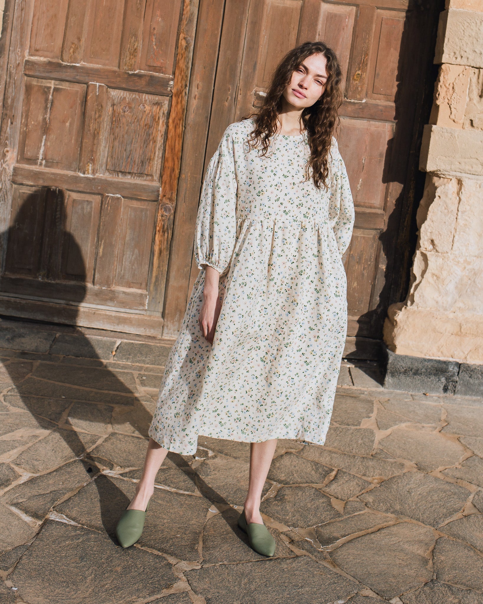 MONTMARTE oversized linen dress - notperfectlinen