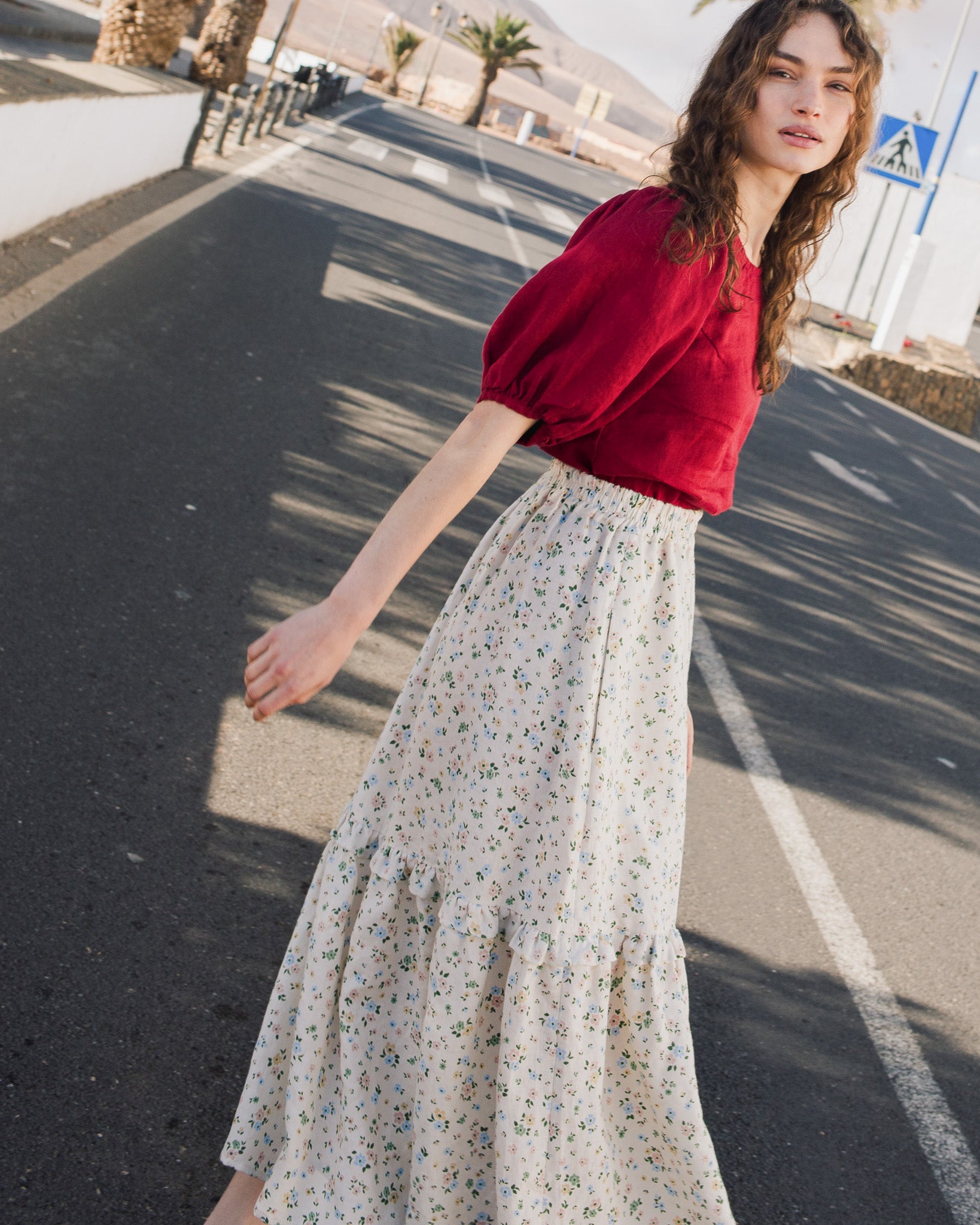 WILLOW maxi linen skirt - notPERFECTLINEN