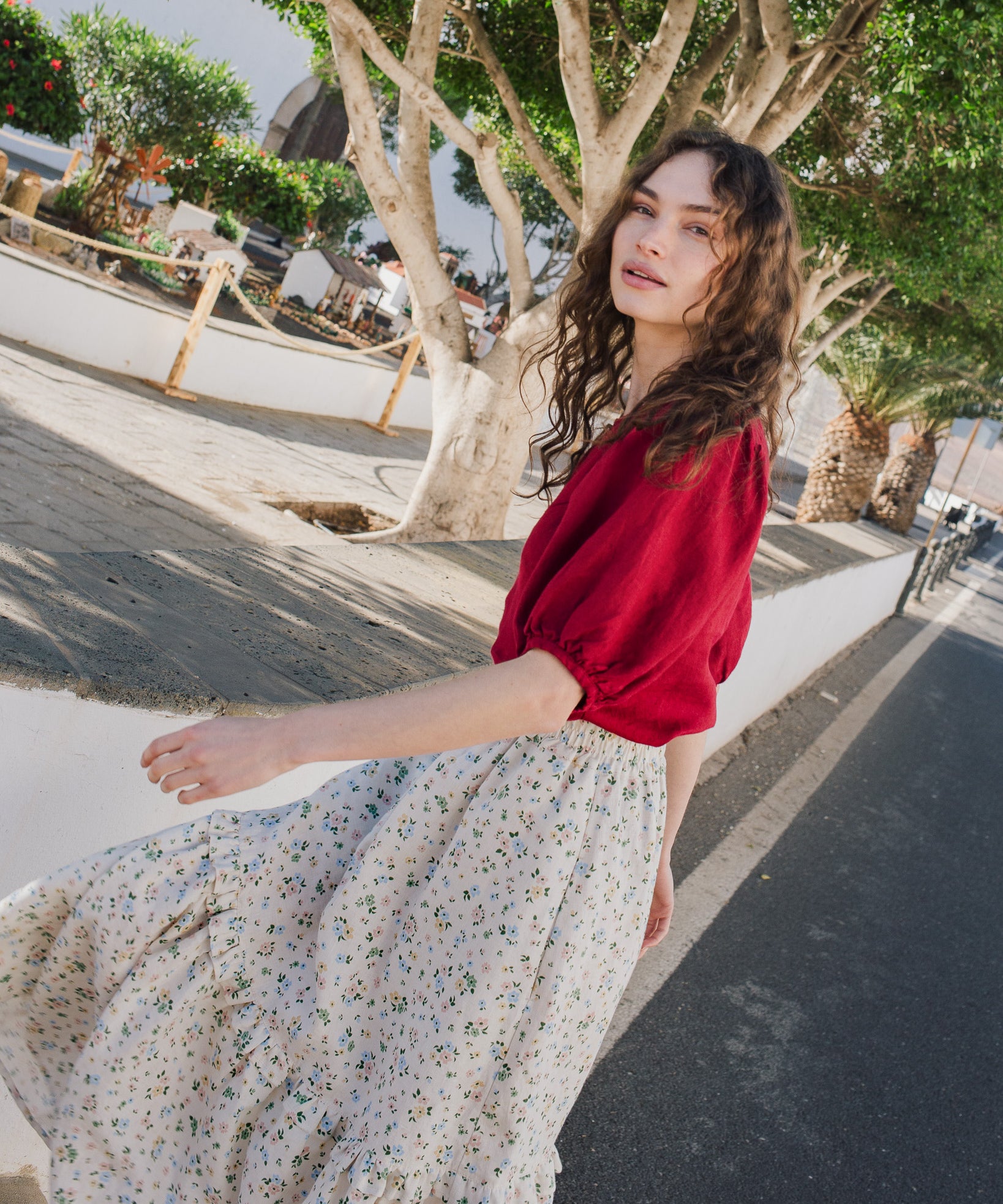 WILLOW maxi linen skirt - notPERFECTLINEN