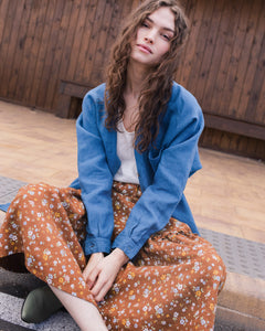 LIVORNO oversized linen shirt - notperfectlinen