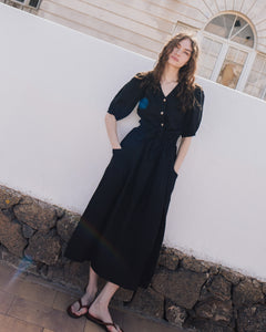 OIA gathered linen skirt - notperfectlinen