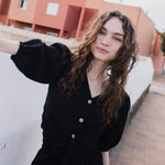 ELLA knot front button shirt linen - notperfectlinen