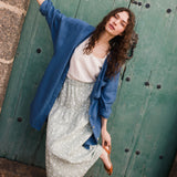 ANJALI two-tier linen skirt - notperfectlinen