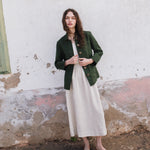 HELSINKI button down linen jacket - notperfectlinen