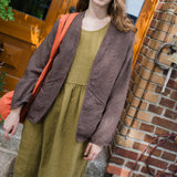 COPENHAGEN throw-on linen jacket