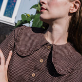 LURE collared linen shirt