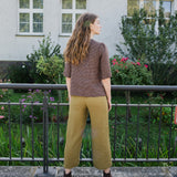 ISLA elbow sleeve linen shirt