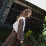 SKYE bow tie linen dress