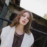 SKYE bow tie linen dress