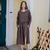 SORIA oversized linen dress
