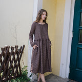 SORIA oversized linen dress