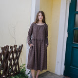 SORIA oversized linen dress