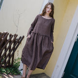 SORIA oversized linen dress