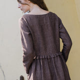 SORIA oversized linen dress