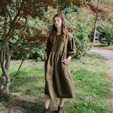 MONTMARTE oversized linen dress
