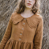 AURELIA collared linen dress