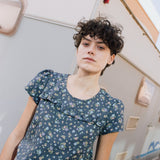 SIENNA fitted linen top - notPERFECTLINEN