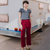 SIENNA fitted linen top - notPERFECTLINEN