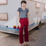 SARAH fit and flare pants - notPERFECTLINEN