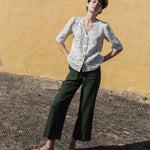 SARAH fit and flare pants - notPERFECTLINEN