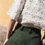 SARAH fit and flare pants - notPERFECTLINEN