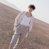 GENOVA tapered linen pants - notperfectlinen