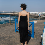 LANGLEY-2 maxi slip linen dress - notperfectlinen