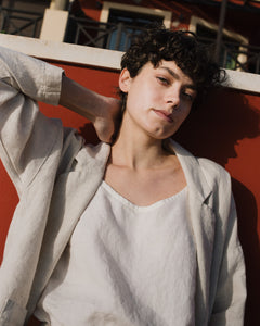 VICTORIA-2 oversized linen jacket - notPERFECTLINEN